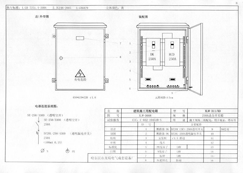 機電的！施工現場臨時用電配電箱(機柜)標準化配置圖集，只有這一個！